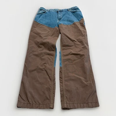 Cabelas Brush Pants Classic Fit Hunting Outdoor Double Knee Jeans Size 36x32 - Image 1 of 4