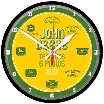 Reloj John Deere verde con logotipo vintage - LP79691 Foto 1 de 4