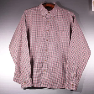 Brooks Brothers Hemd Herren XL Gingham kariert rot Button Down - Bild 1 von 7