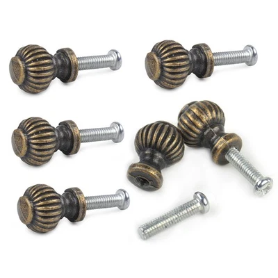 6stk Antik Möbelgriffe Zink Alloy Möbelknöpfe Kleiderschrank Knauf Box knob kr - Bild 1 von 4