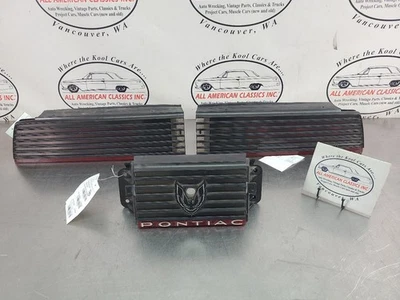 Juego de 3 luces traseras ahumadas Firebird 1982-83, derecha/izquierda/centro - OEM Foto 1 de 4