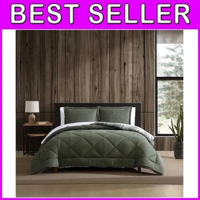 Juego de edredón King duradero con reverso de piel de oveja Foto 1 de 4