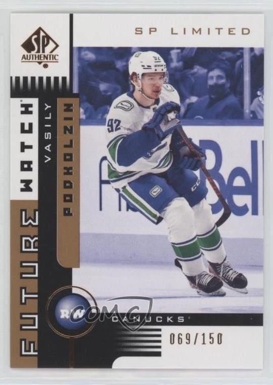 2021 SP Authentic 2001-02 Retro Future Watch Limited Vasily Podkolzin Rookie RC - Image 1 of 2