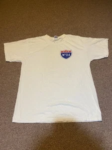 Vintage 2004 George Bush Dick Cheney Presidential Campaign White T Shirt - Picture 1 of 8