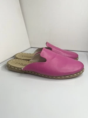 Zapatilla de cuero turco hecha a mano Atlantis 9,5 rosa morera "descalzo" para hombre Foto 1 de 4