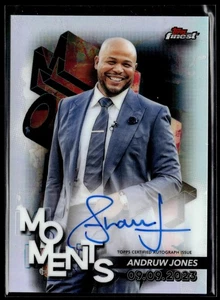 2024 Finest #FMA-AJO Andruw Jones Finest Moments Autograph Auto - Picture 1 of 2