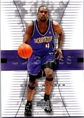 2003-04 UD Glass #49 Chris Webber basketball card 7LLLL - Image 1 of 2