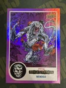 UD Marvel Beginnings Vol. 2022 2 Serie 1 Violeta Arco Iris #59 Wendigo - Imagen 1 de 2