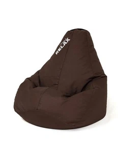 Sitzsack Pouf PEAR Schokolade XL 130x90 - Bild 1 von 1