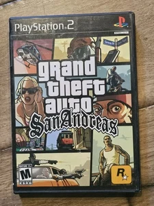 Grand Theft Auto San Andreas (Sony PlayStation 2 PS2, 2004) CIB WITH MAP - Picture 1 of 5