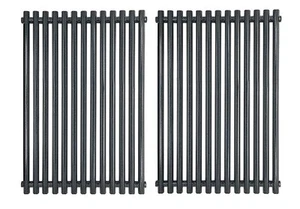 PG522 (2er-Pack) 15" Porzellan Stahl Grillrost Roste für Weber Genesis Silv... - Bild 1 von 4