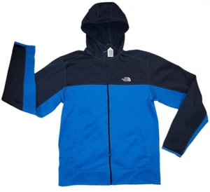 The NORTH FACE Mens Medium Smooth Fleece HOODIE ZIPUP SWEATSHIRT Thumbloops - Picture 1 of 3