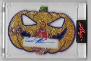 2025 Leaf Metal Halloween Dennis Rodman Jack O'Lantern BLUE AUTO AUTOGRAPH 4/5 - Picture 1 of 1