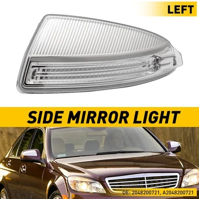 LEFT SIDE MIRROR TURN SIGNAL LAMP FOR MERCEDES BENZ C250 C300 C350 C63 AMG 08-15 - Image 1 of 4
