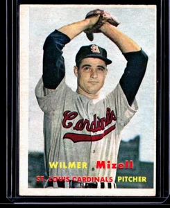 1957 Topps Wilmer Mizell St. Louis Cardinals #113 SET BREAK - Picture 1 of 2