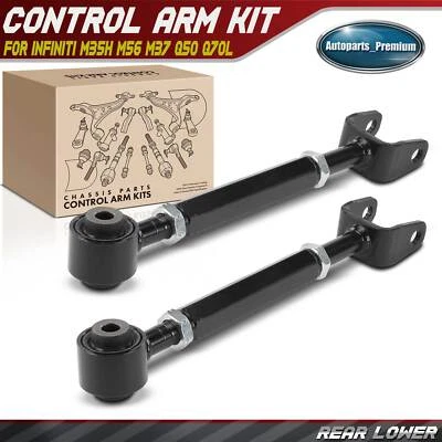 Brazo de arrastre inferior trasero L&R para INFINITI M35h M56 M37 Q50 Q70 14-17 Q70L 15-19 Foto 1 de 4