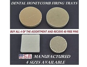 Bandejas dentales surtidas de horno de porcelana de panal - ¡Elige un tamaño! ¡Enviado! - Imagen 1 de 10