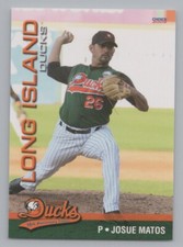 Josue Matos 2009 Choice Long Island Ducks Minor League Baseball Card
