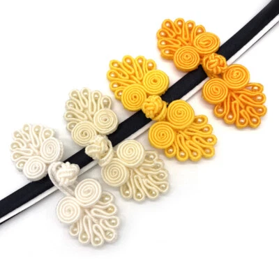 10PCS Woven Frog Button Beads for Sewing Ethnic Cheongsam Accessories Multicolor - Image 1 of 4
