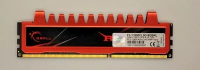 4GB G.Skill RipJaws PC3-12800 1600MHz Desktop RAM F3-12800CL9D-8GBRL - Image 1 of 2