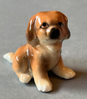 Vintage Miniature Ceramic Fine Bone China Pekingese Dog Puppy Figurine