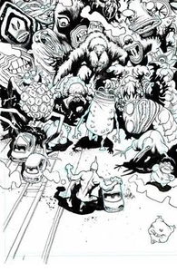 Ultramega By James Harren #7 (Of 8) D 1:25 James Harren B&W Variant (11/27/2024) - Picture 1 of 1