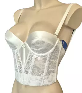 VA BIEN 7272 Braut Bustier Rückenfrei Gr.80A UK36A Wattiert Bügel Korsage - Bild 1 von 6