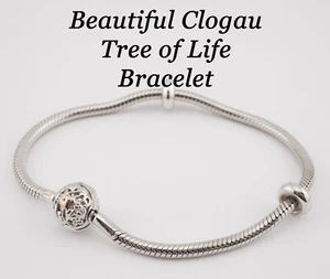 Clogau Silver And 9ct Rose Gold Tree Of Life Milestones Snake Bracelet MIB - Picture 1 of 4