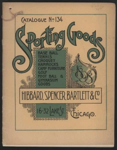 1898 HUBBARD, SPENCER, BARTLETT &Co. Sporting Goods Cat - Picture 1 of 1