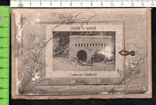RICORDO DEL TRAFORO DEL SEMPIONE 1898-1905_CARTOLINA VALIGETTA CON 12 VEDUTE