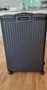 Carl Friedrik The Large Check-in Suitcase - Grey/Black Brand New RRP £595 - Picture 1 of 14