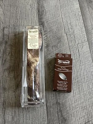 Marbled Brown Color Microplane XL-Pro Foot File & Replacement Filing Cartridge - Image 1 of 4