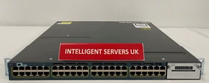 Cisco Catalyst WS-C3560X-48PF-L 48 10/100/1000 Ethernet PoE+ ports LAN Base - Picture 1 of 2