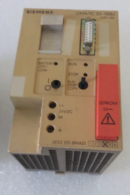 Siemens - SIMATIC S5-100U CPU 100 - 6ES5 100-8MA01 - Usato - Bild 1 von 4