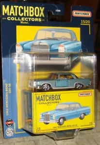 Mercedes-Benz 220 SE 1962 COCHE - Matchbox coleccionistas - como nuevo sin abrir en tarjeta - c2021 - Imagen 1 de 3