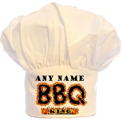 PRESENT2FUTURE PERSONALISIERTE BBQ FLAMMEN DRUCK KOCHMÜTZE BBQ POLYESTER WEIHNACHTEN GRILLGESCHENK