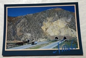 Interstate 80, Carlin Tunnels, Nevada. Postkarte (C3) - Bild 1 von 2