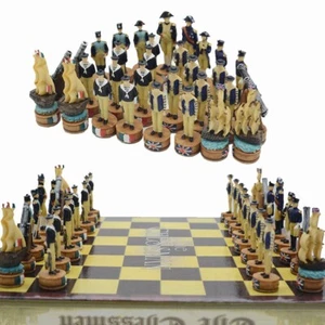 JEU D ECHECS NAPOLEON VS ANGLAIS RESINE - Picture 1 of 5