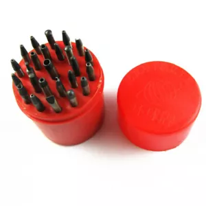 New 25 Assorted Sizes Punches Tip Staking Punching Tool Set For Watch Repairing - Foto 1 di 6