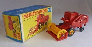 Lesney Matchbox Toys MB65c Claas Combine Harvester with F Type Box