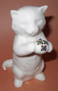 LENOX LAURELS FRISKY CAT KITTEN 1995 MEMBERS ONLY MINT - Bild 1 von 4