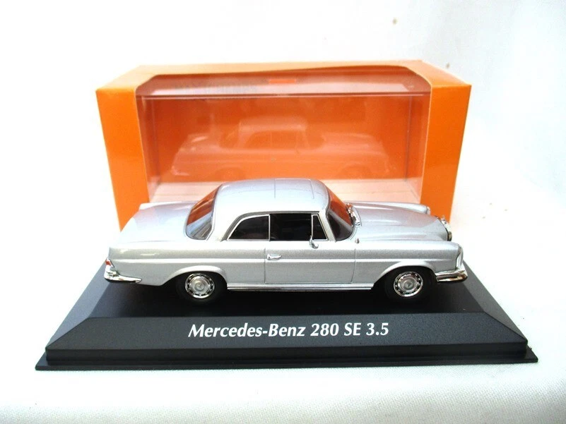 Mercedes 280SE 3.5 Coupe   Silver metallic  1970   Maxichamps  940038120  RARE - Image 1 of 1