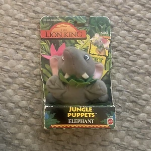 Marionetas Disney 1994 El Rey León Selva Elefante Mattel Vintage - Imagen 1 de 3