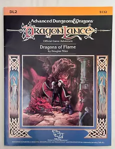 Advanced Dungeons And Dragons: Dragon Lance Dragons of Flame Module DL2 TSR 9132 - Imagen 1 de 6