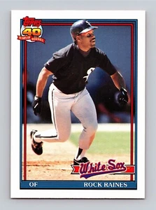 Tim Rock Raines 1991 Topps Traded #94T HOF GEM MINT - Picture 1 of 2