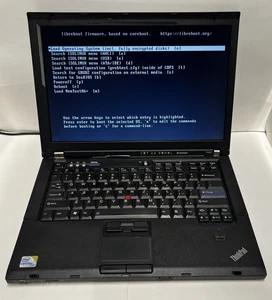 Libreboot Thinkpad T400 (SeaBIOS + Grub) 2.40GHz, 4GB RAM, Latest Libreboot 2023 - Picture 1 of 5