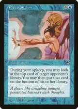 Magic MTG Tradingcard Tempest 1997 Precognition