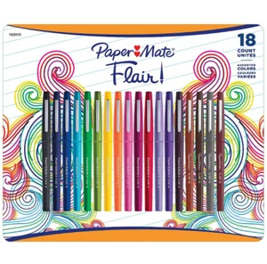 18 Stück Paper Mate Flair Stift, 18 ct. - verschiedene Farben - Bild 1 von 1