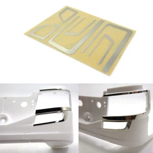 Metal Chrome Headlight Decal Sticker For Tamiya 56368 Scania 770S 1/14 RC Truck - Picture 1 of 5