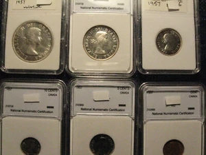 1957 Canada  coin set - Picture 1 of 7